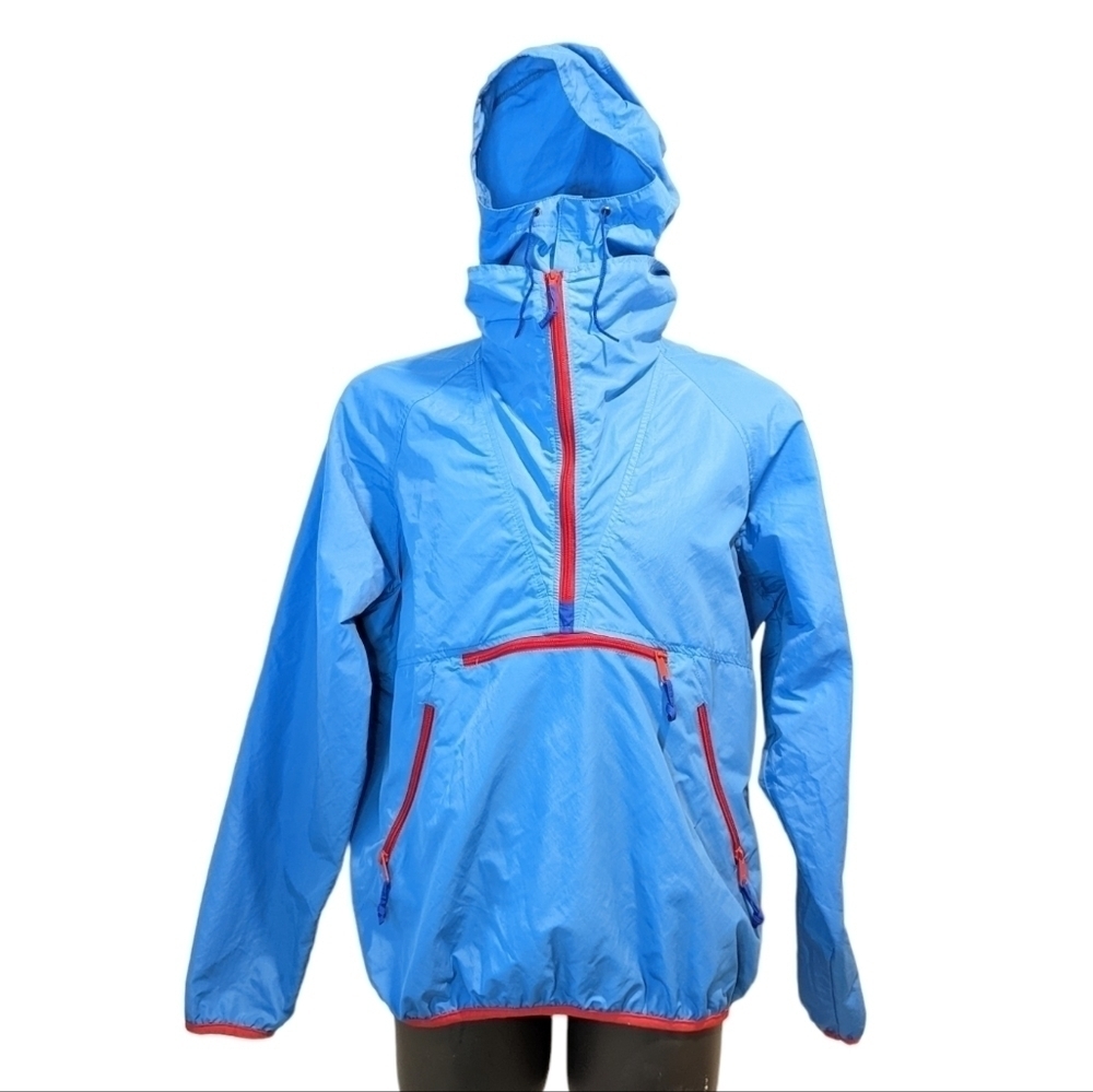 Vintage 𝅺Sierra Designs Blue Nylon Pullover Windbreaker XL 90's